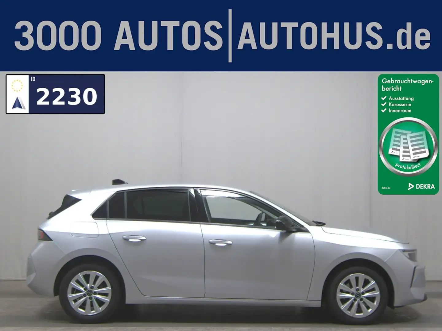 Opel Astra 1.2 Business Ed. Navi LED PDC SHZ Silber - 1