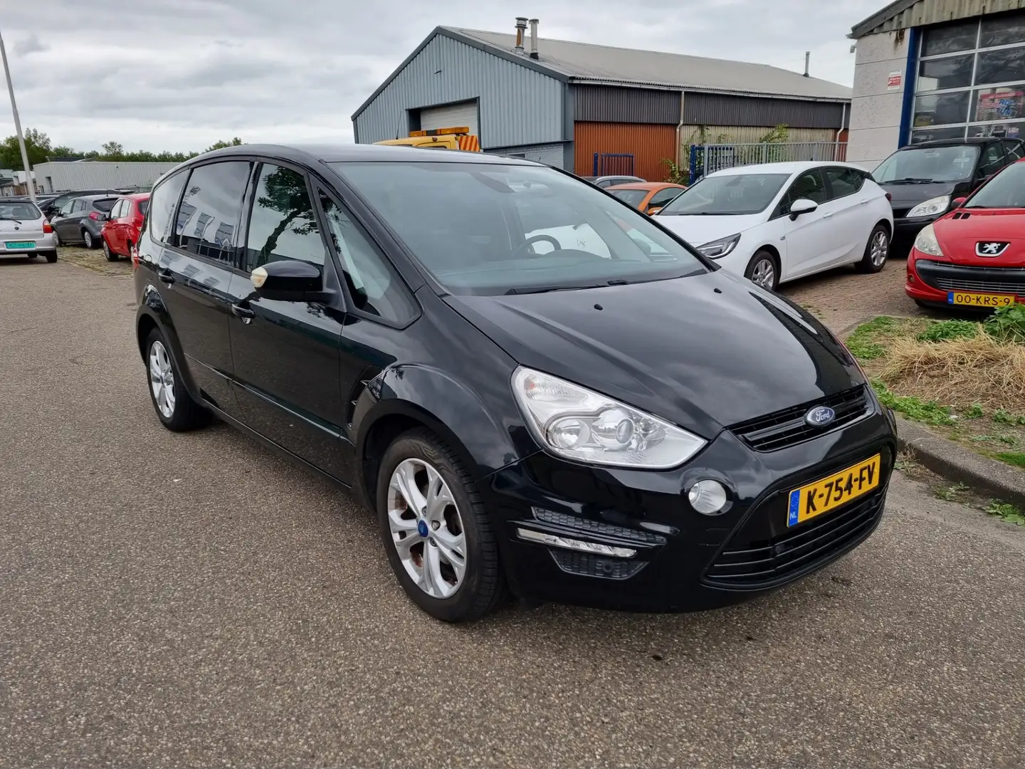 Ford S-Max 1.6 EcoBoost Titanium 161pk 6-Bak Bj:2013 Zwart - 2
