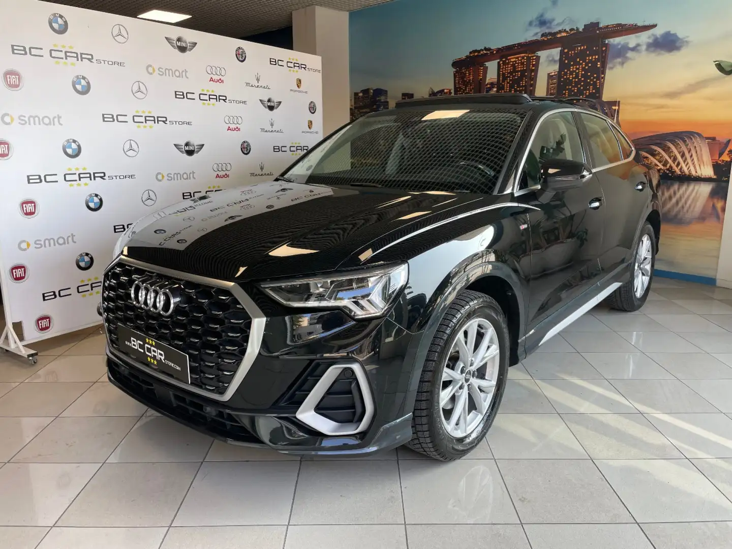 Audi Q3 Sportback SPB 35tdi auto S LINE *TETTO*PELLE Nero - 1