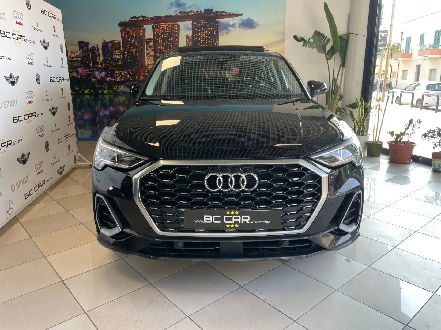 Audi Q3 Sportback SPB 35tdi auto S LINE *TETTO*PELLE Nero - 2