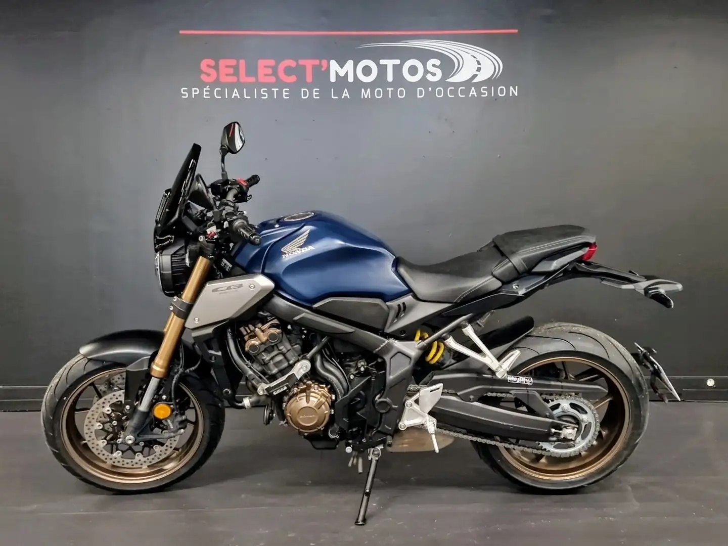 Honda CB 650 Bleu - 2