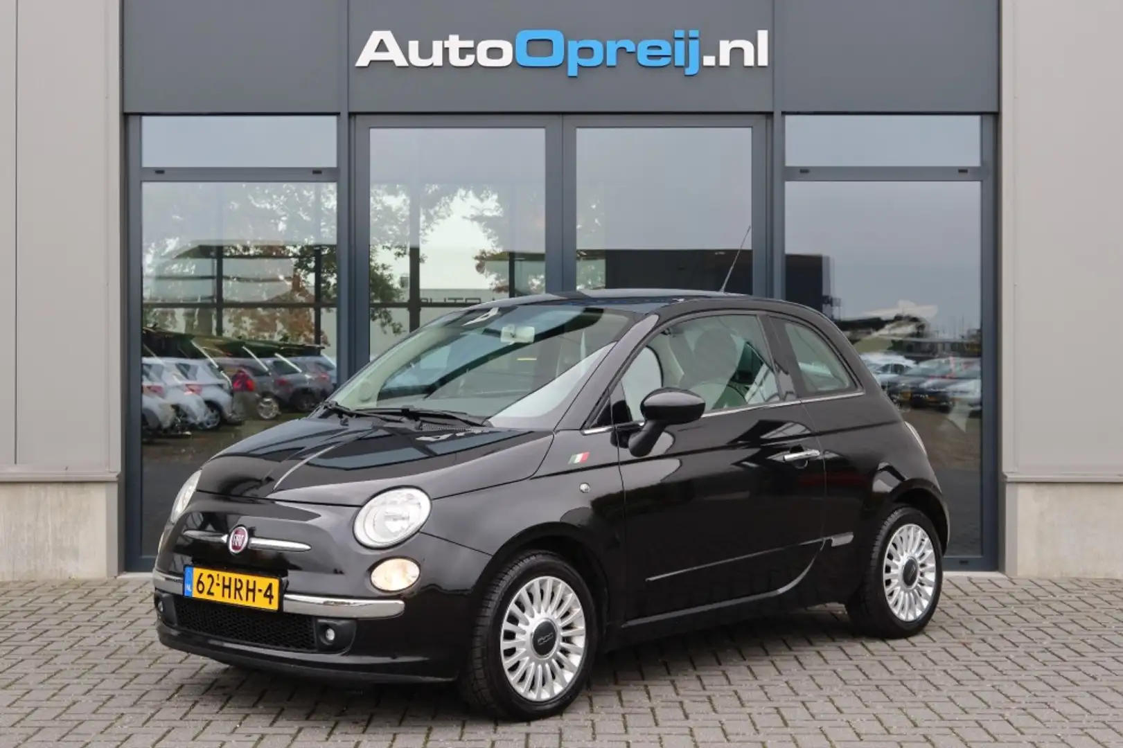 Fiat 500 1.2 Lounge Airco, Panoramadak, LM-Velgen Noir - 1