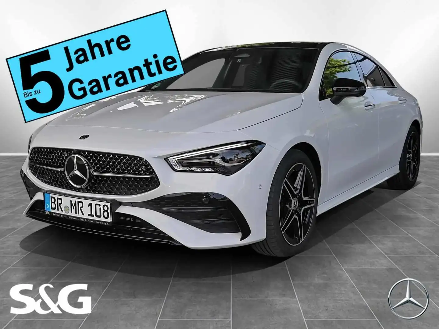 Mercedes-Benz CLA 200 Coupé AMG MBUX+360°+Pano+LED+Night+Distr Weiß - 1