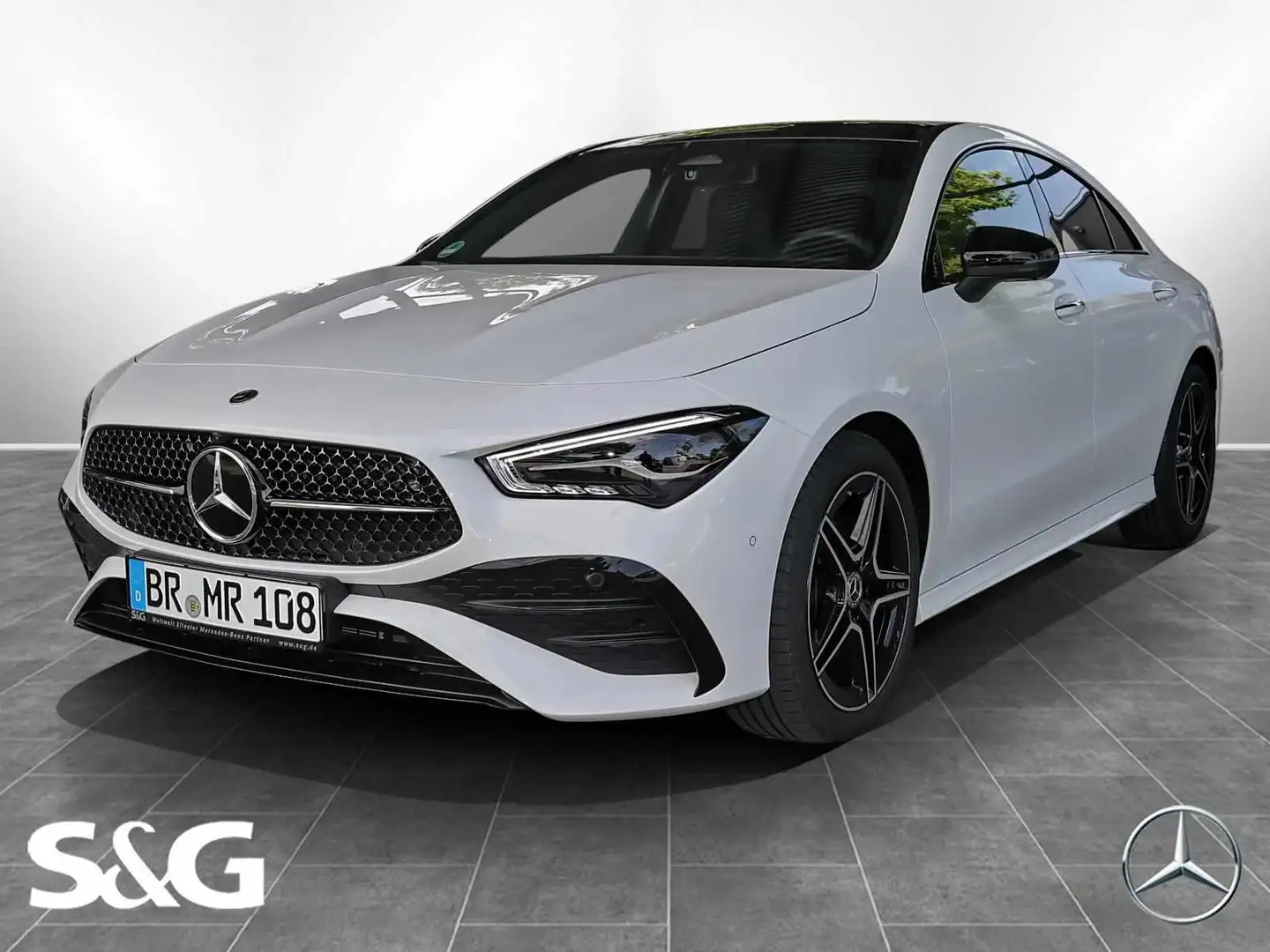 Mercedes-Benz CLA 200 Coupé AMG MBUX+360°+Pano+LED+Night+Distr Weiß - 1