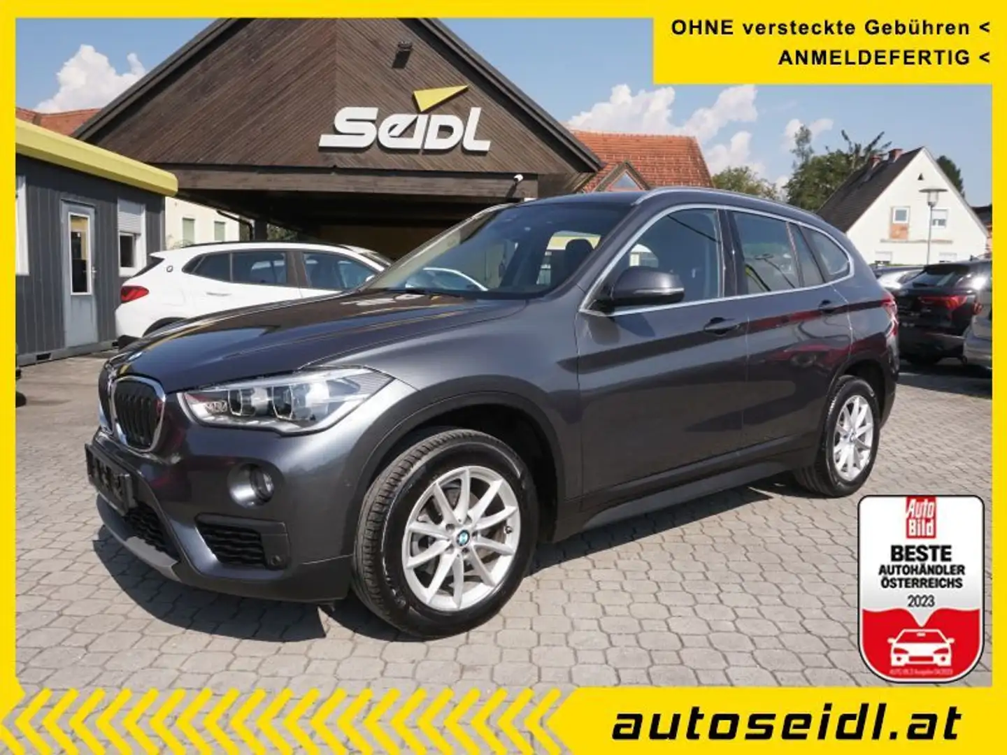 BMW X1 sDrive16d *LED+NAVI+KAMERA* Grau - 1