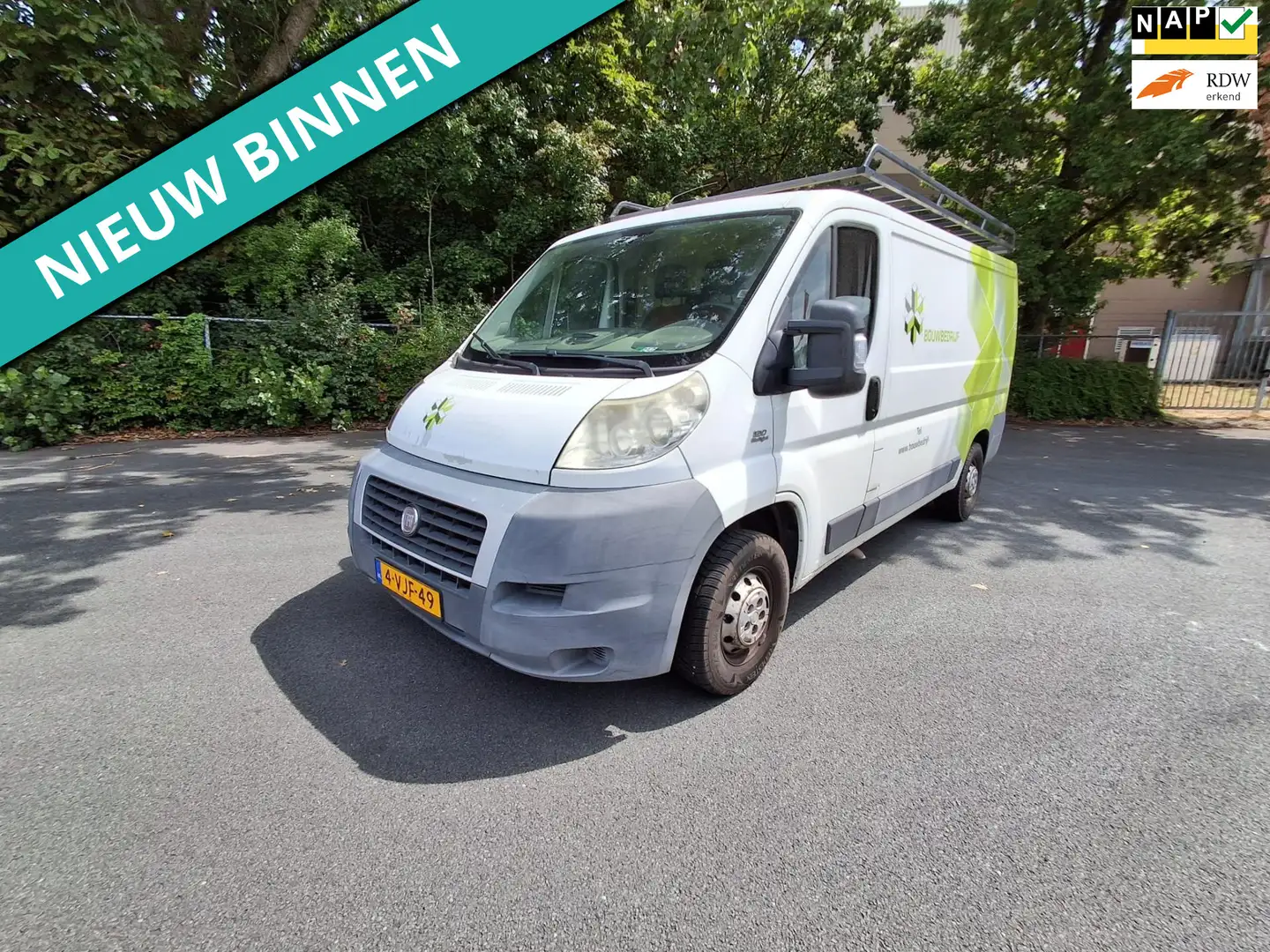 Fiat Ducato 30 2.3 MultiJet MET VOL JAAR APK EROP Wit - 1