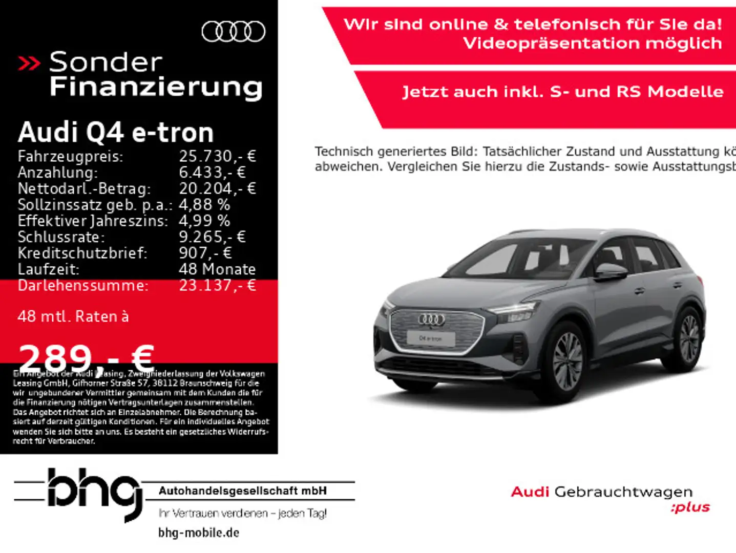 Audi Q4 e-tron 35 Grau - 1