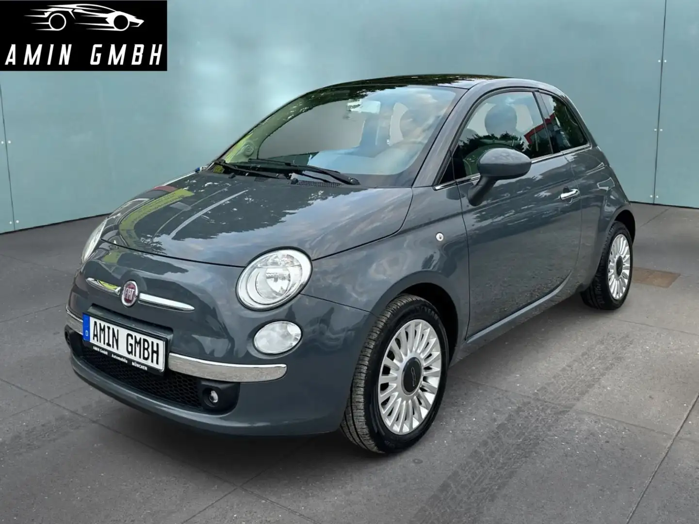 Fiat 500 1.2 Lounge Klima Pano Grau - 1
