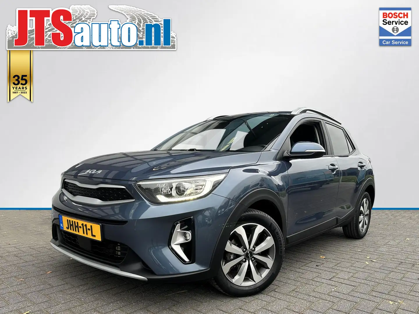 Kia Stonic 1.0 T-GDi MHEV 120pk Aut. Carplay, Winterpakket Gris - 1