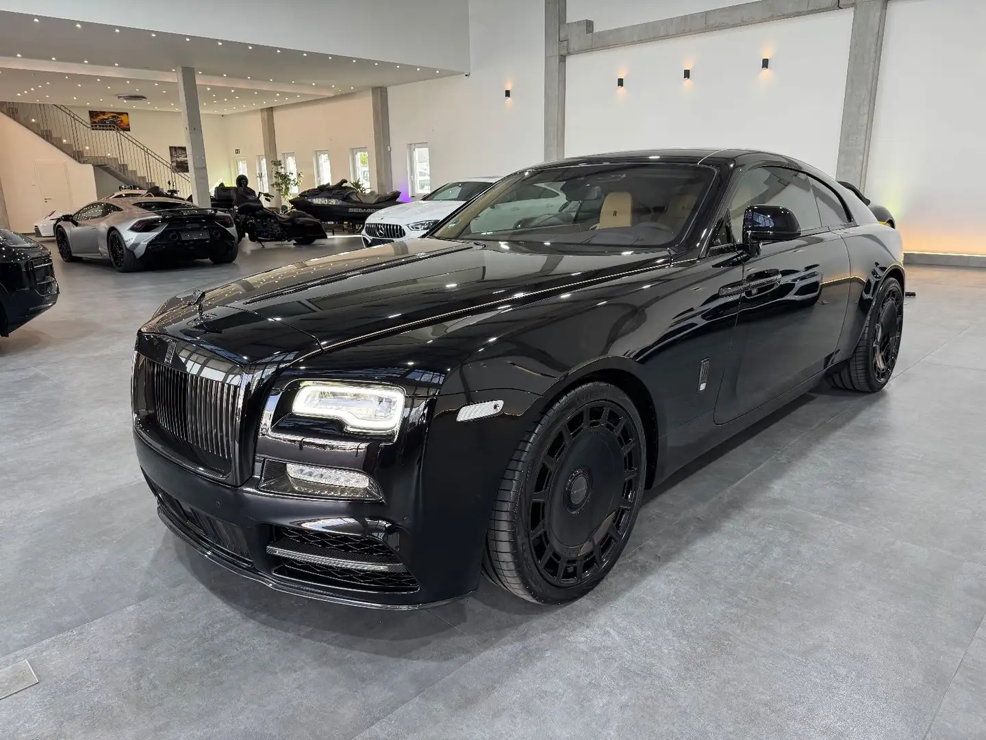 Rolls-Royce Wraith 6.6 V12 BlackBadge Mansory Sternehimmel Negro - 1