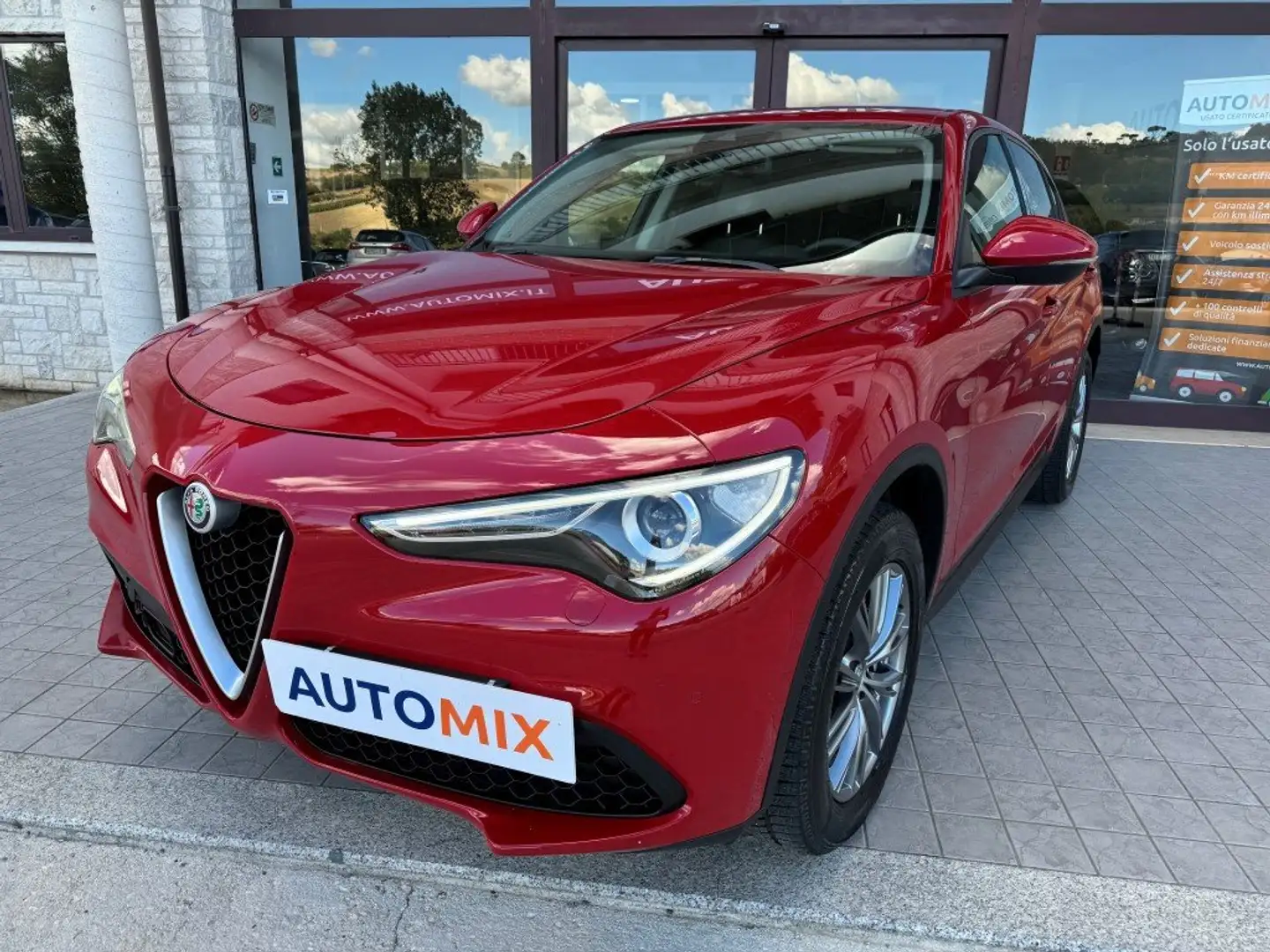 Alfa Romeo Stelvio 2.2 T Executive Q4 190cv Auto Rosso - 2