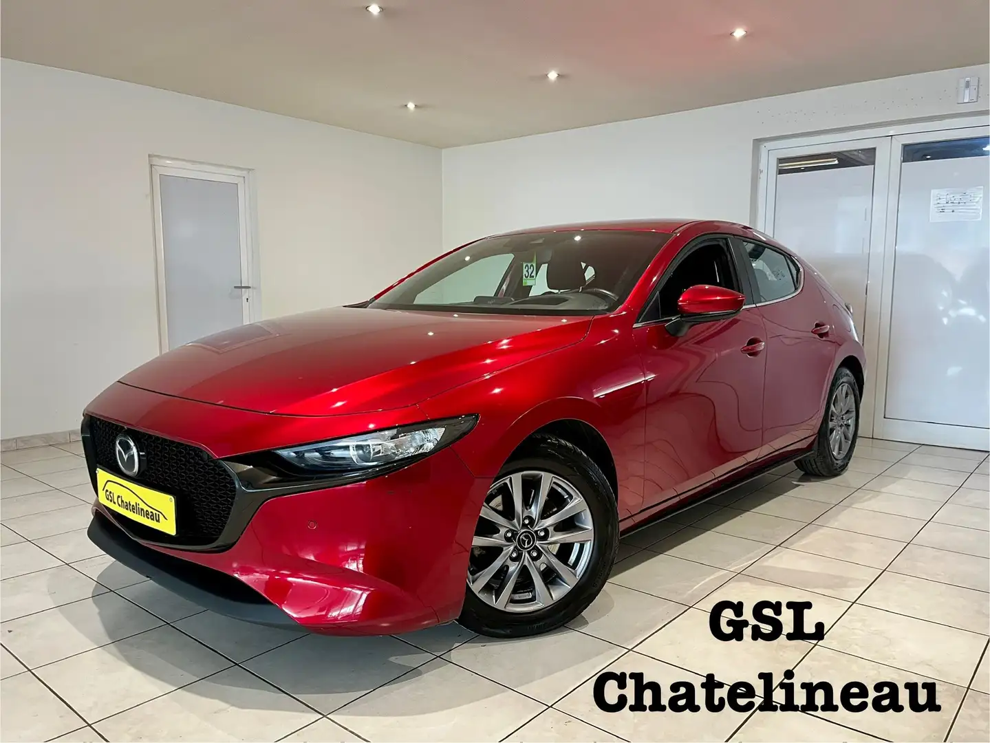 Mazda 3 Hatchback 2.0i 122CV e-Skyactiv-G Navi/Clim/Cam360 Rouge - 1