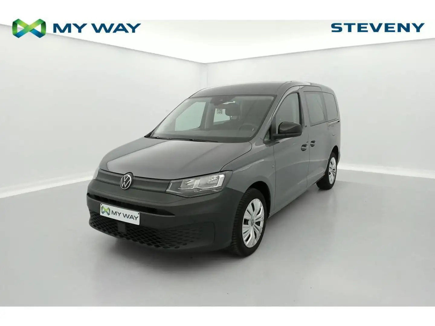Volkswagen Caddy Double Cabine 2.0TDI 75kW(102cv) 6v Gris - 1