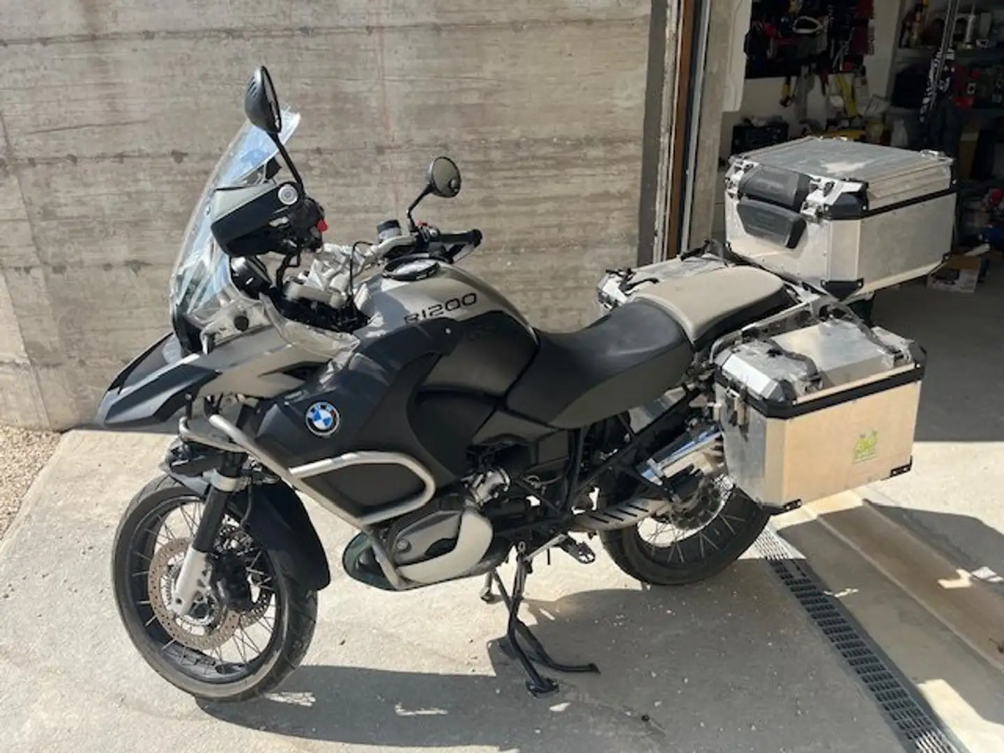 BMW R 1200 GS Adventure Full optional + Full valigie +COME NUOVA!!!!! Gri - 1
