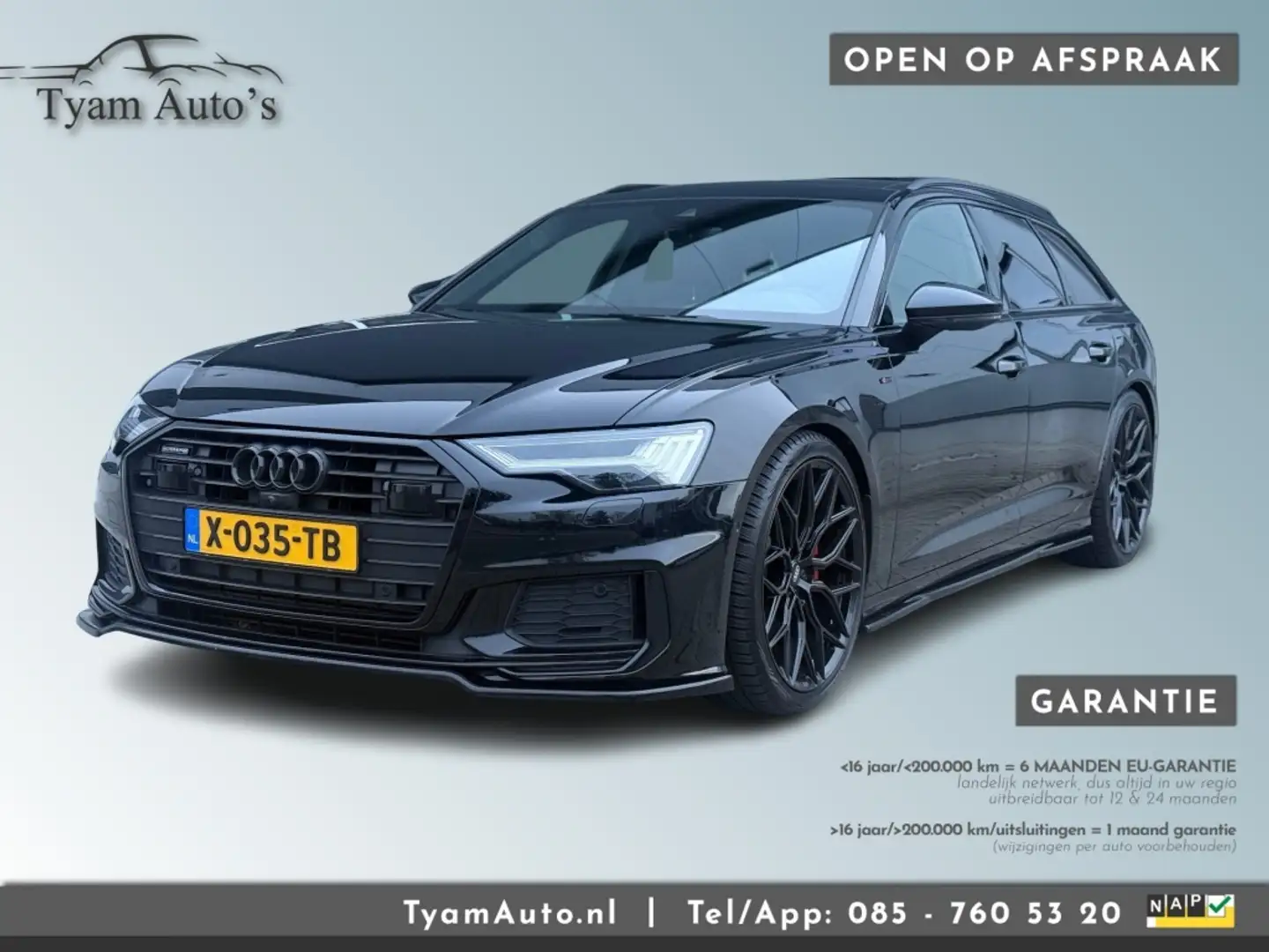 Audi A6 50 TDI Quattro Sport Pro Line S RS6-design FULL OP Noir - 1