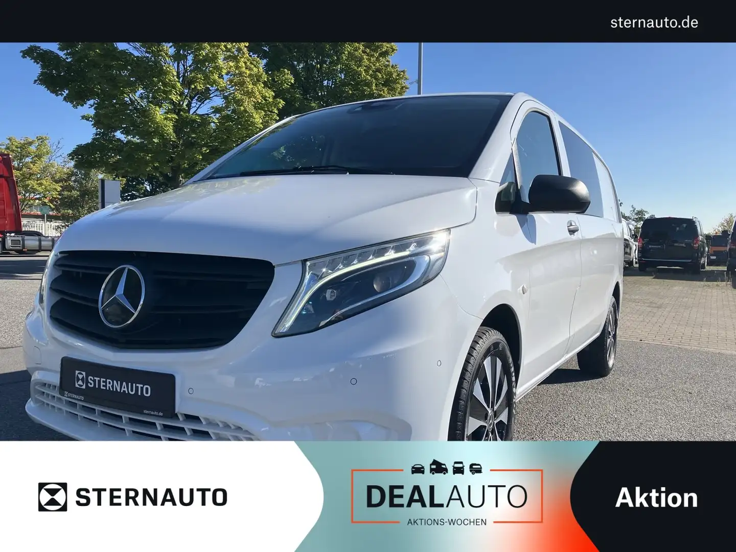 Mercedes-Benz Vito Vito 116 Mix 5-Sitze LED Klima PDC Autom. 1. Hd. Blanc - 1