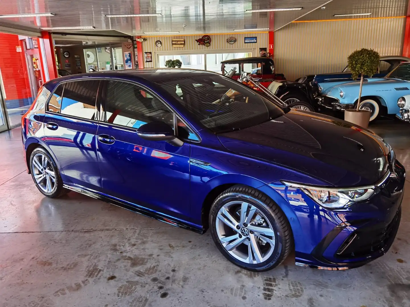 Volkswagen Golf R-LINE BUSINESS PREMIUM 1ERPROP 13966KM HISTORIQUE Bleu - 1