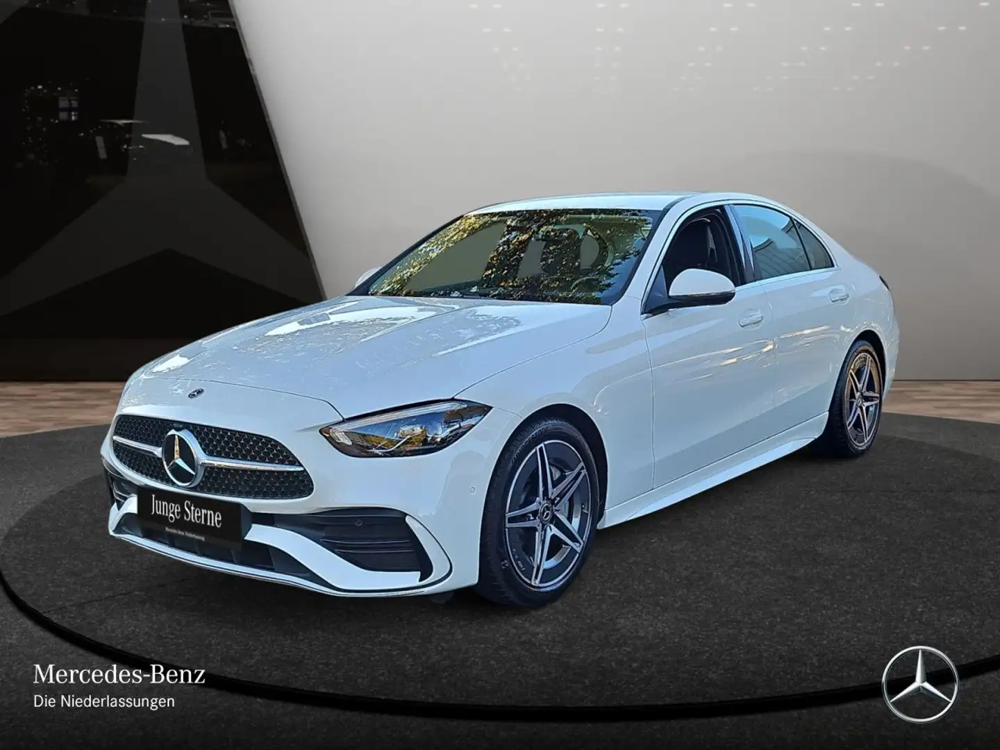 Mercedes-Benz C 180 AMG+LED+KAMERA+TOTW+KEYLESS+9G Weiß - 2