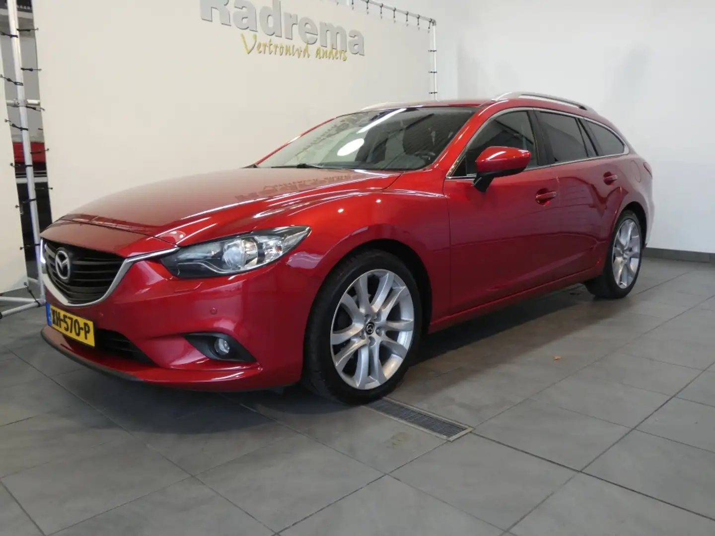 Mazda 6 Sportbreak Skyactive_G 165 GT-M Navi Camera leder Rood - 1