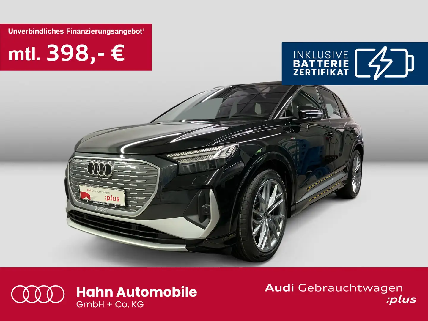 Audi Q4 e-tron 50 quattro AHK-Vor Sonos Pano HUD Matr Schwarz - 1