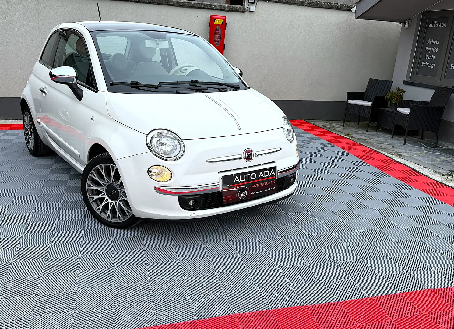 Fiat 500 500 1.2i--AIRCO--GARANTIE 12 MOIS--TOIT PANO-- Amarillo - 1