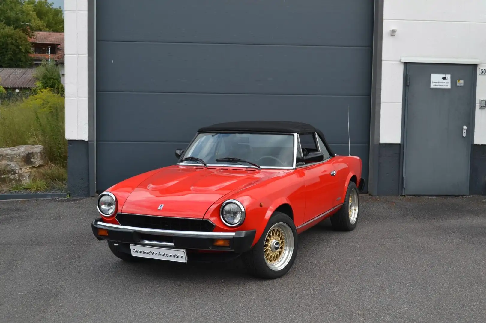 Fiat Spider Europa DS Top Zustand 3 teil.BBS Červená - 1