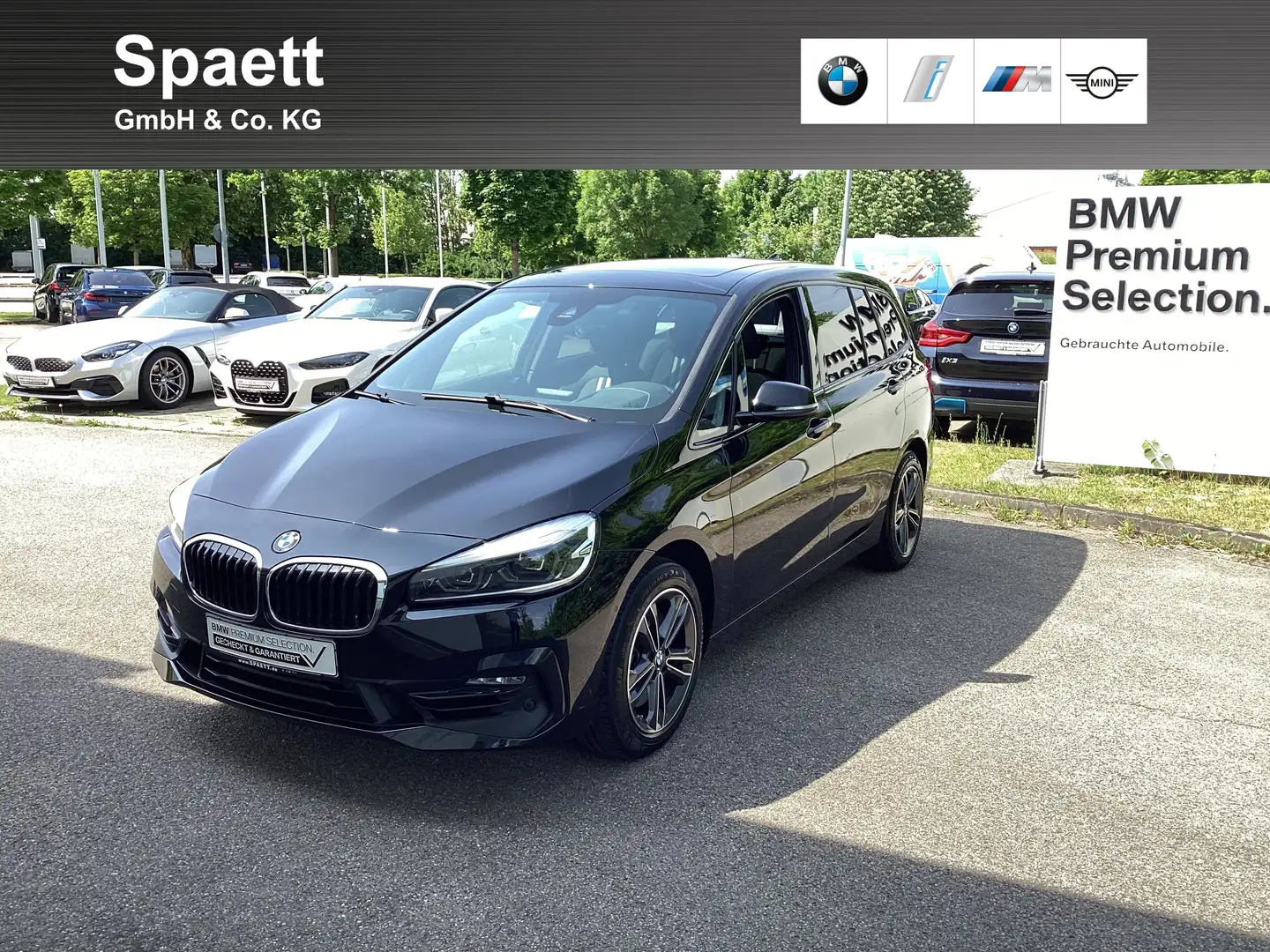 BMW 220 i Gran Tourer Sport Line LED Pano.Dach RFK Negro - 1