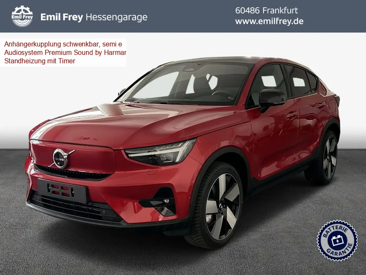 Volvo C40 Recharge Twin-Motor Ultimate Leder Pixel-LED 2 Rot - 1