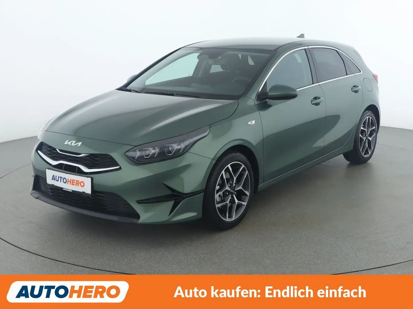 Kia Ceed / cee'd 1.0 TGDI Silber Grün - 1