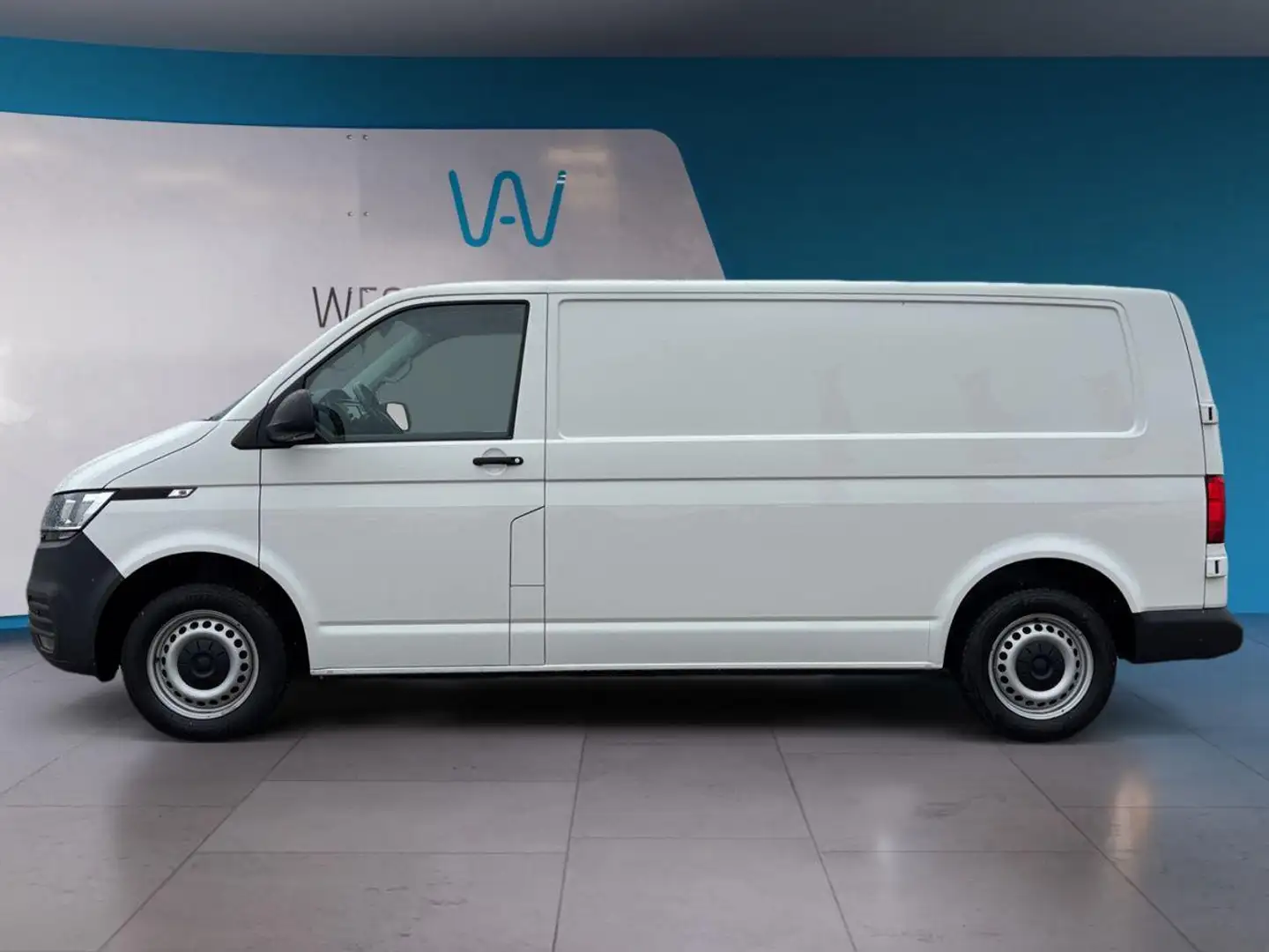 Volkswagen T6.1 Transporter lang 2.0 TDI ACC+PDC+LED+STDHZG Blanc - 2