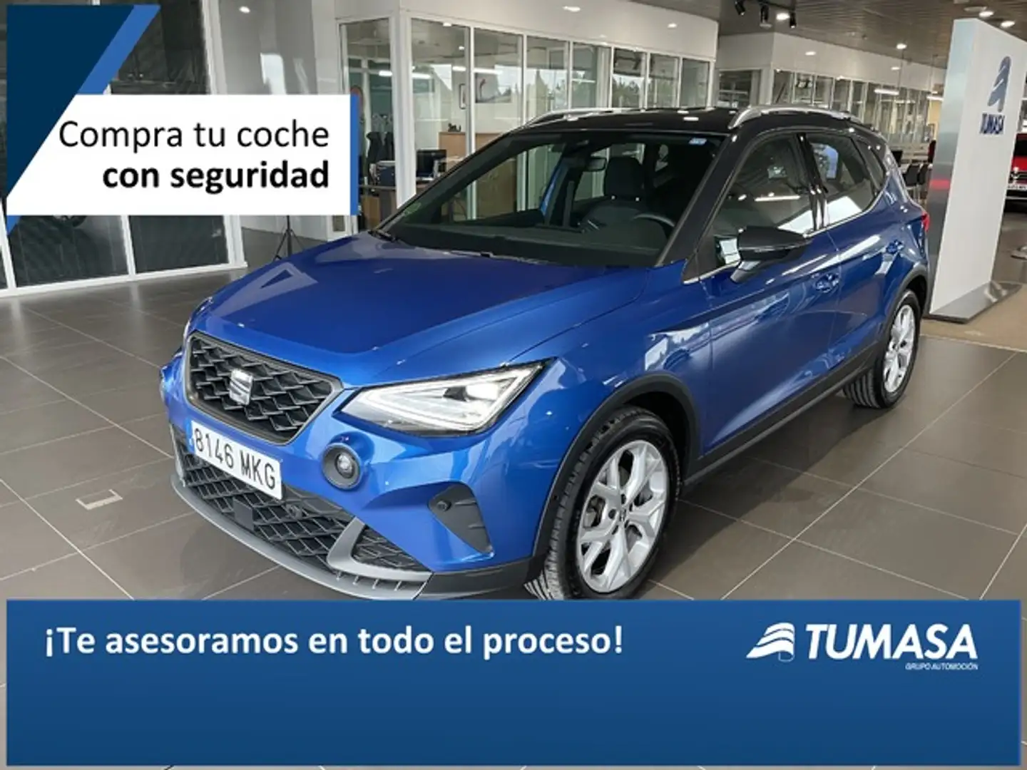 SEAT Arona 1.0 TSI S&S FR DSG7 XM 110 Blauw - 1