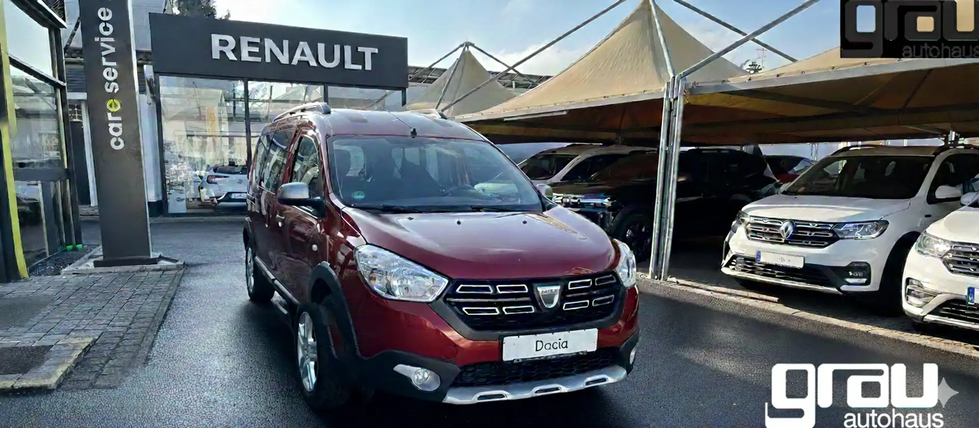 Dacia Dokker Stepway Pro 130PS AHK/Navi/Kamera Rot - 1