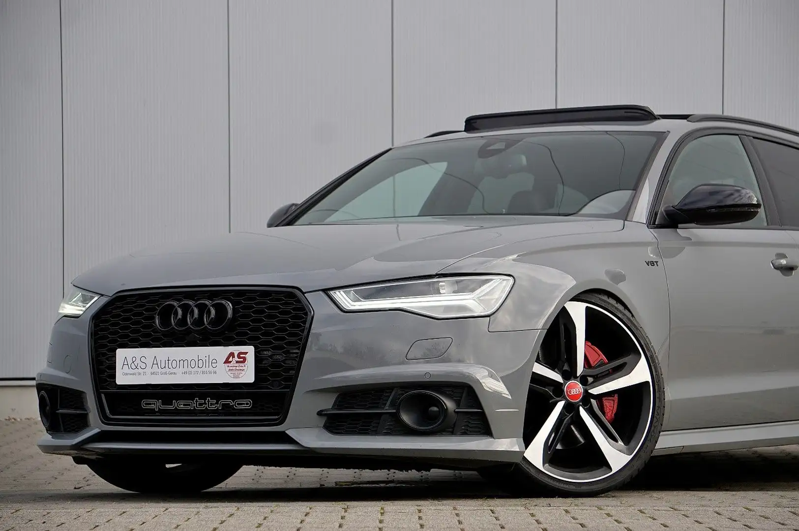 Audi A6 3.0 TDI comp *UNFALLFREI *S-SITZ *VOLL *NARDO Gris - 1
