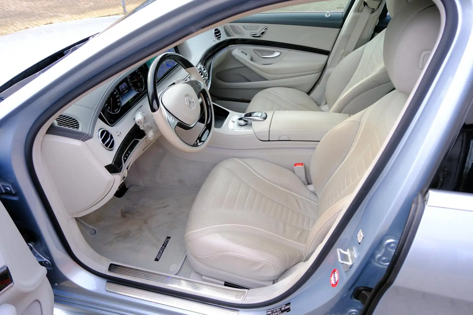 Mercedes-Benz S 400 HYBRID AMG Prestige Plus Aut. Leder|Burmester|1e E Grijs - 2