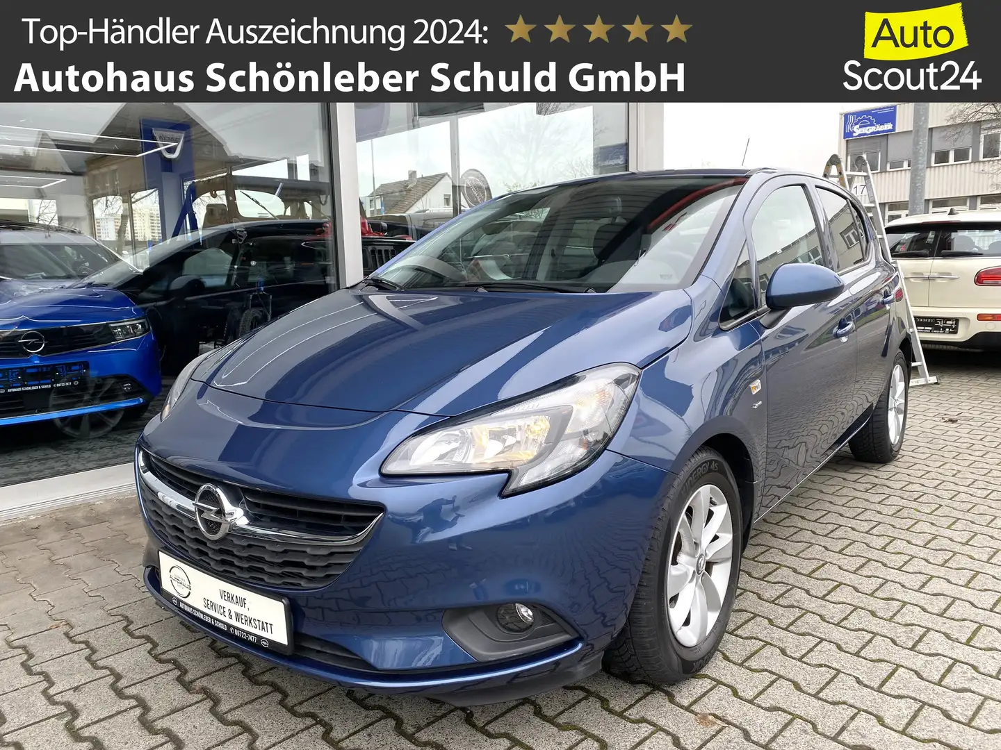 Opel Corsa Drive *AUTOMATIK*WENIG KM*SITZ-/LENKRADHEIZ.*ALLW. Bleu - 1