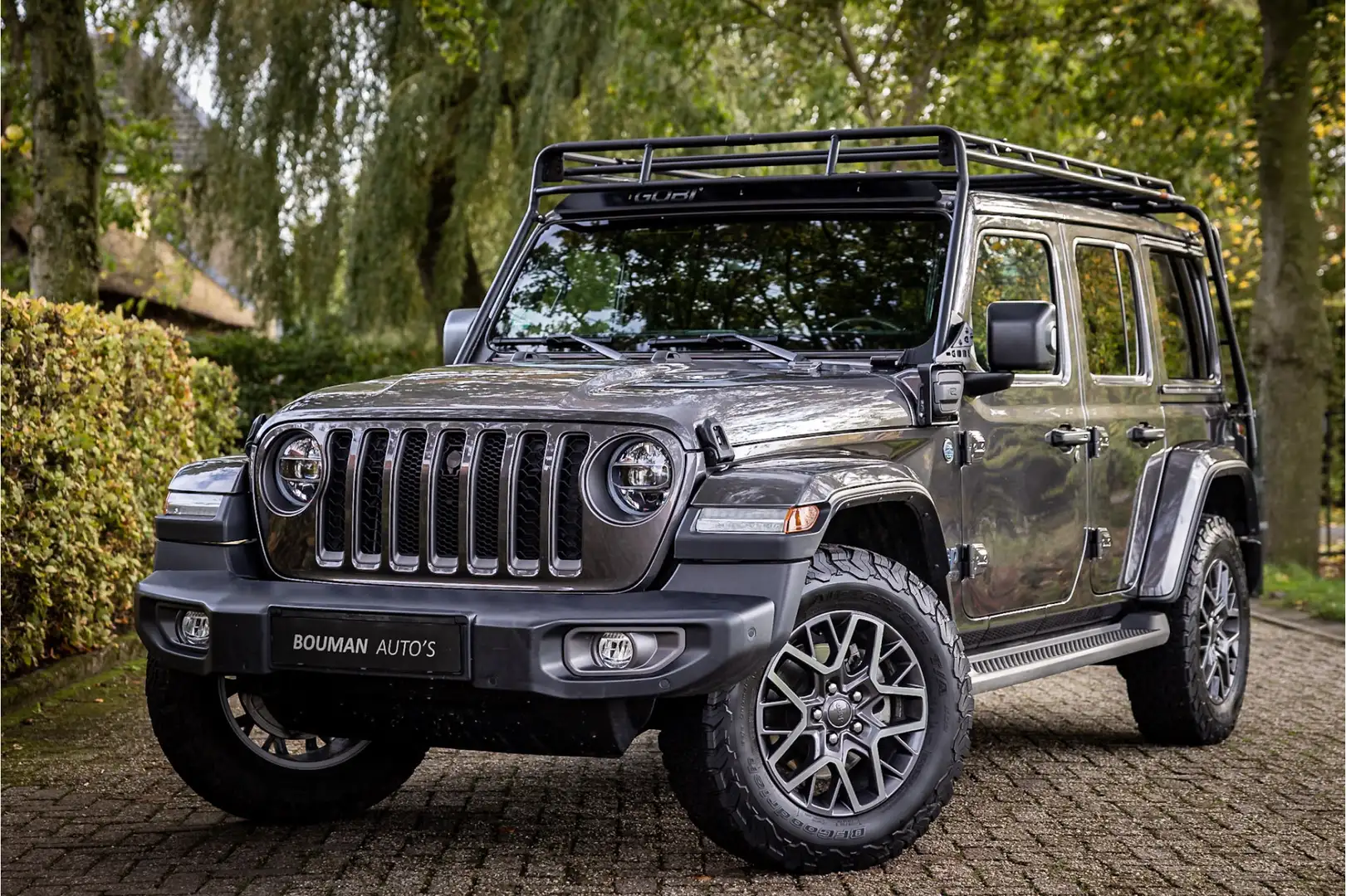 Jeep Wrangler Unlimited 4xe 380 Sahara Stealth Roofrack Adaptive Grijs - 1