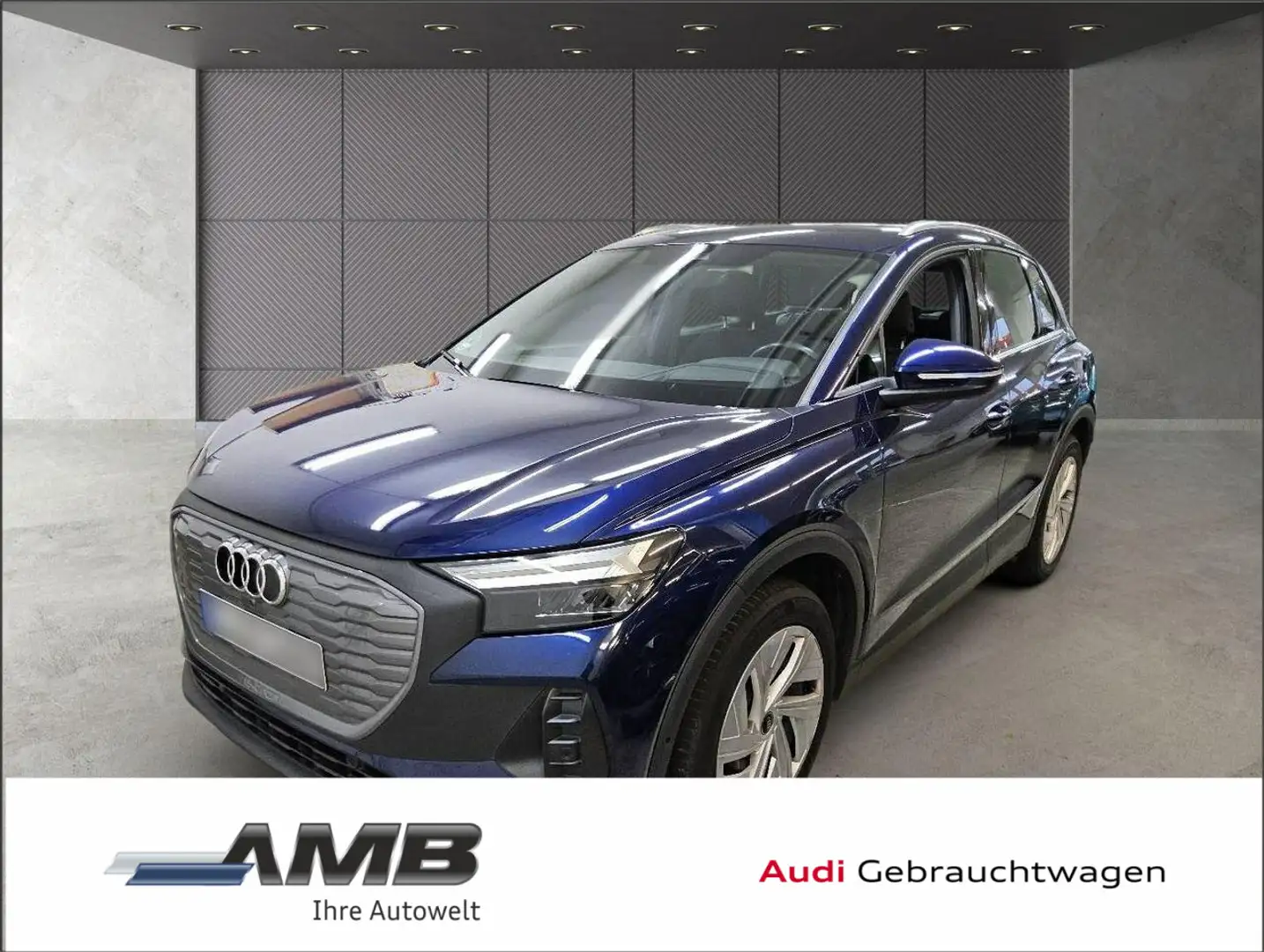 Audi Q4 e-tron 40 Fahrschulumbau/AHK/Navi+/Wärmepumpe Blau - 1