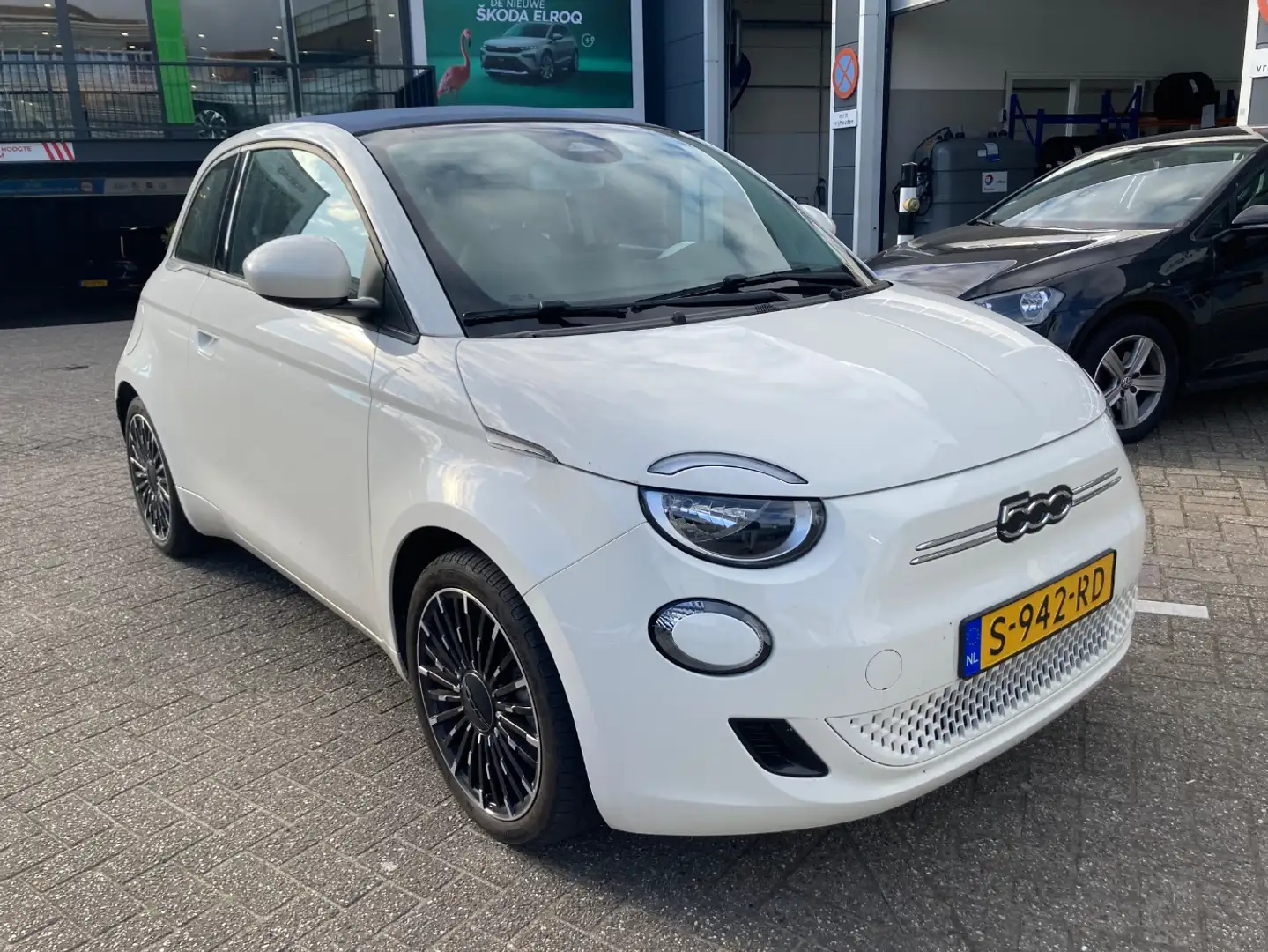 Fiat 500C Icon 42 kWh | Apple Carplay/Android Auto|telefooni Bianco - 2