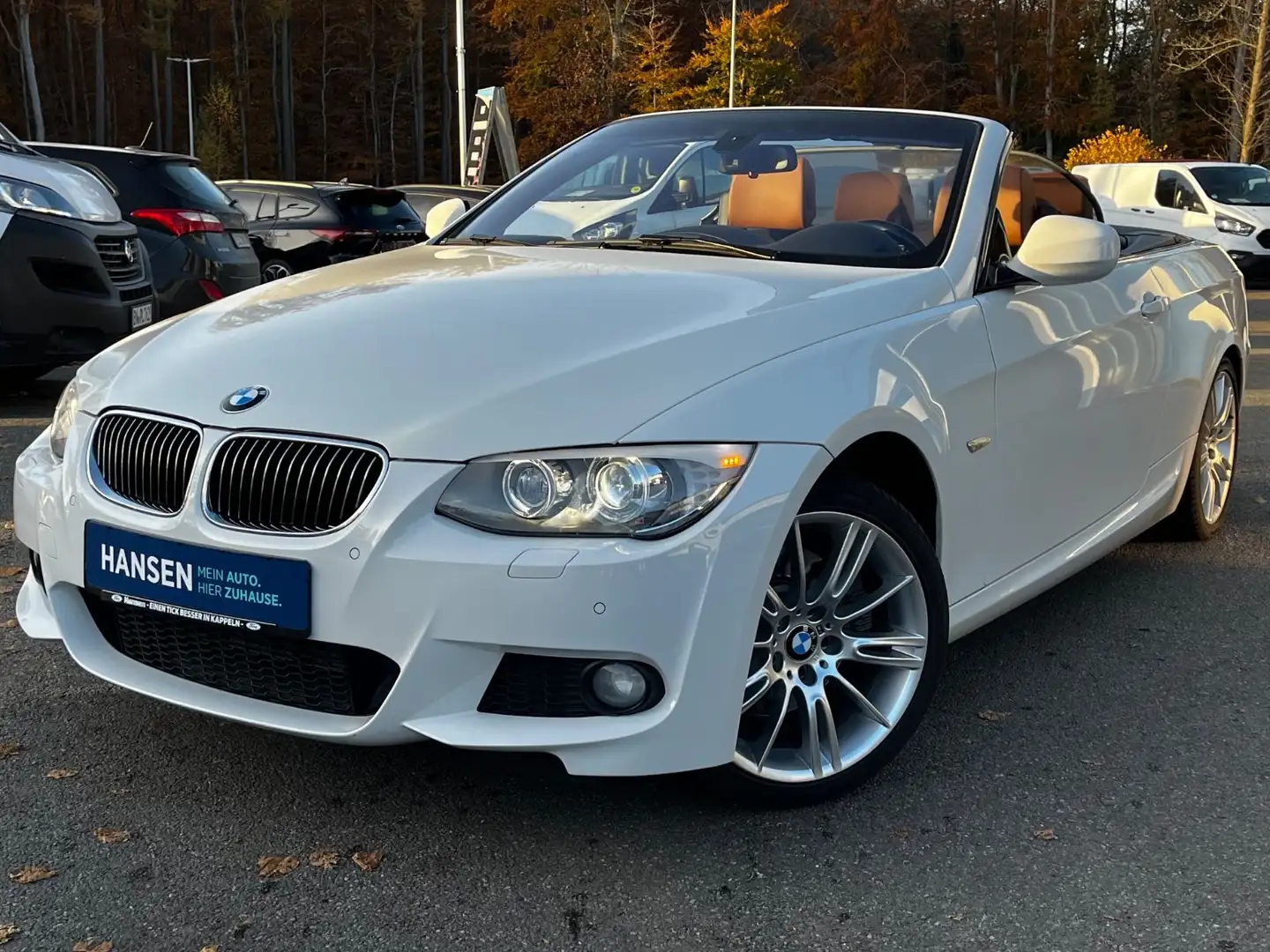 BMW 325 Cabrio 325d Automatik, Xenon, M Sportpaket Blanc - 1