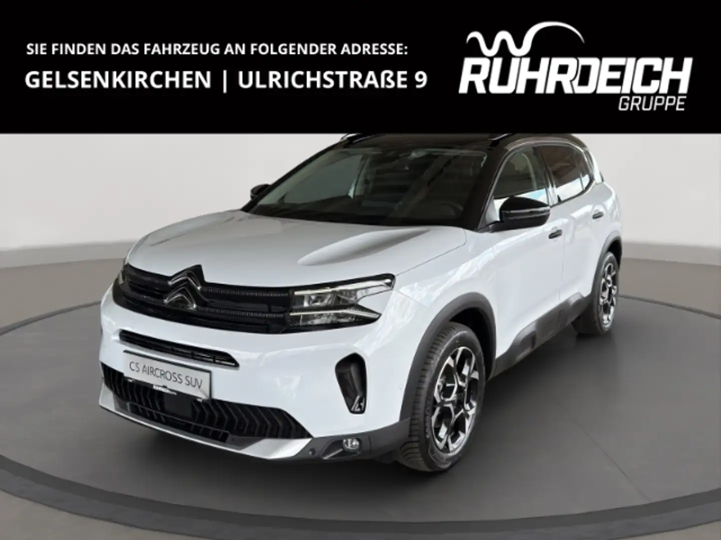 Citroen C5 Aircross Max 1.2 Mild-Hybrid 145 El. Panodach Navi Digitale Blanc - 1