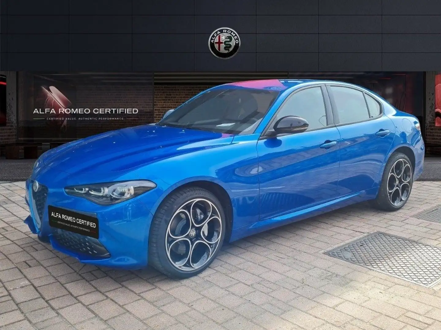 Alfa Romeo Giulia 2.0 Turbo 280 CV AT8 AWD Q4 Sprint Blu/Azzurro - 1