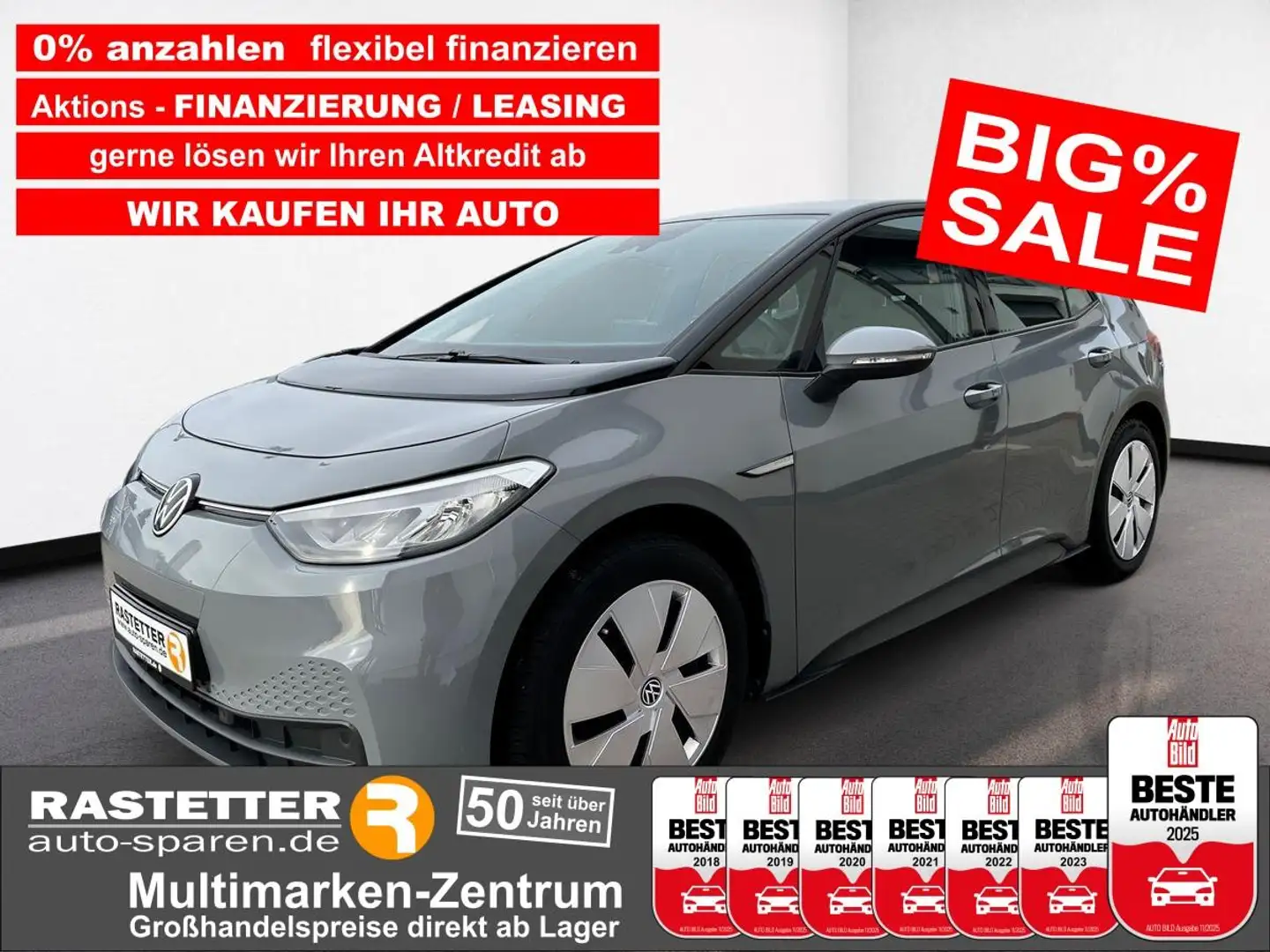 Volkswagen ID.3 Pure Performance Zweifarb+Navi+PDC+AppConnect+Klim Grau - 1