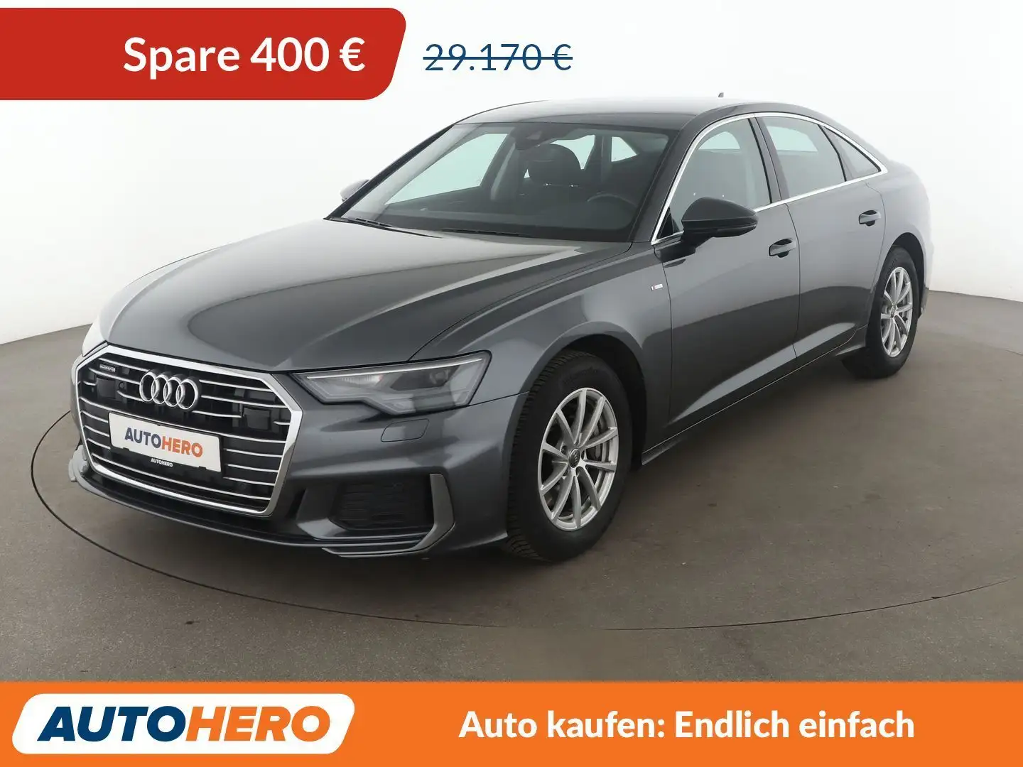Audi A6 45 TFSI quattro Aut. *NAVI*VC*LED*ACC* Grau - 1