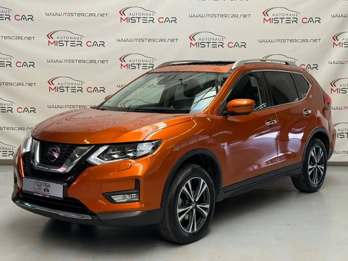 Nissan X-Trail N-Connecta ACC/PANO/LED/360/KEY/AHK/18 Pomarańczowy - 1