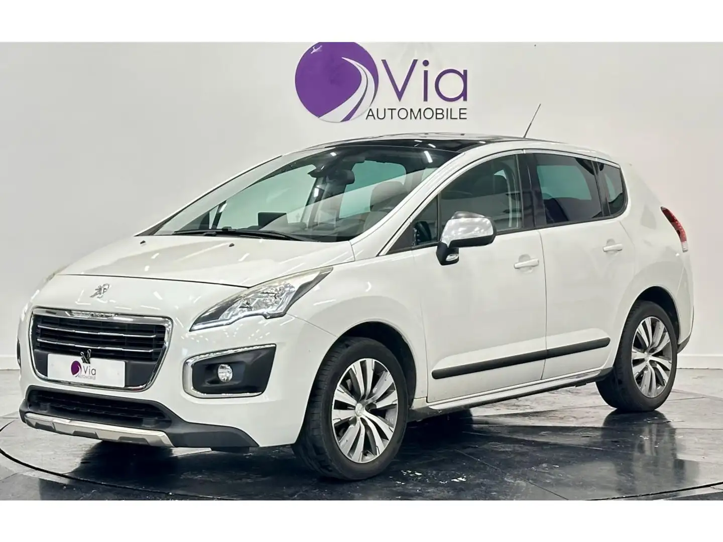 Peugeot 3008 1.6 HDI 115 ALLURE / AFFICHAGE TETE HAUTE / TOIT PANORAMIQUE Blanc - 1