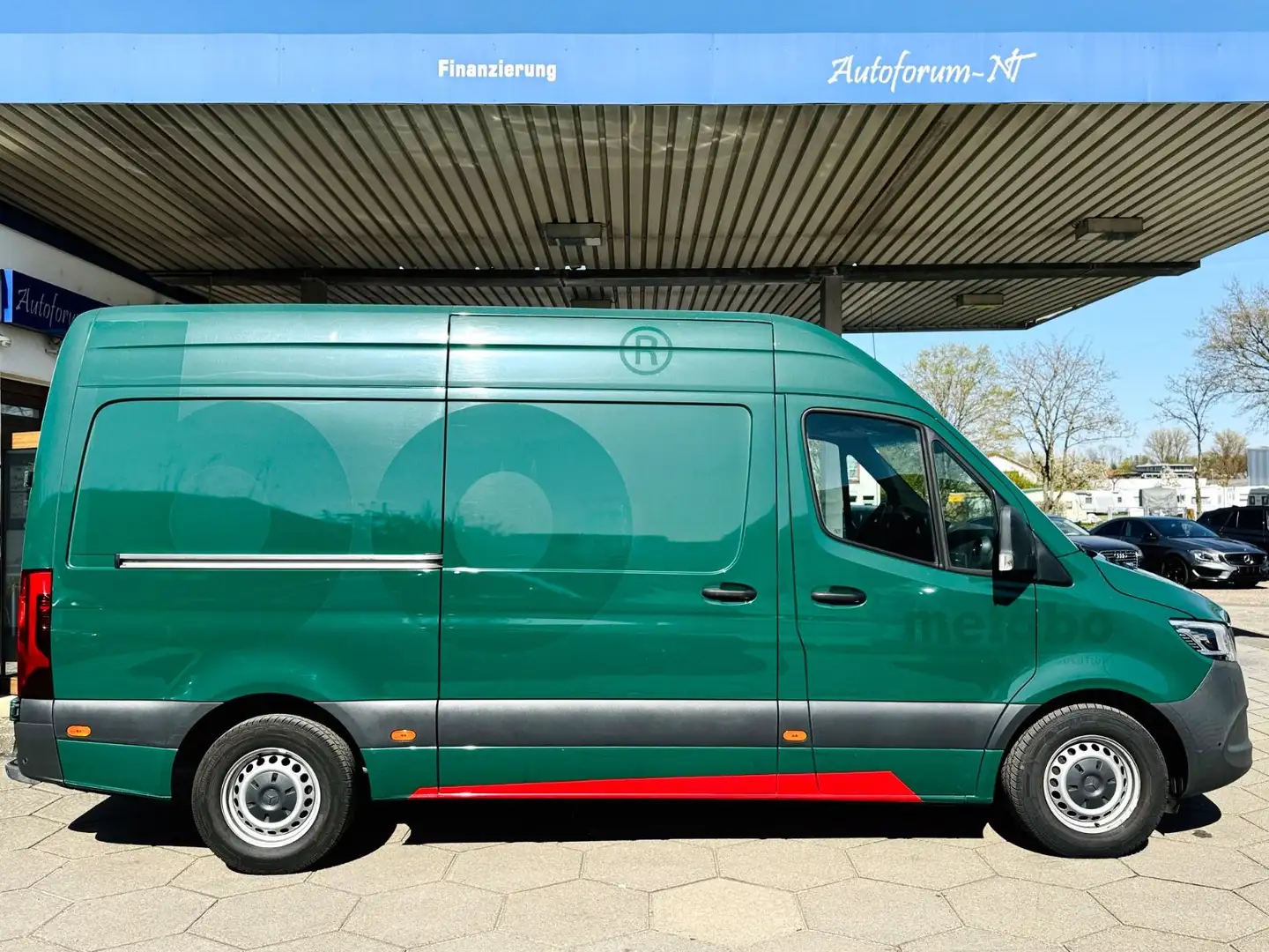 Mercedes-Benz Sprinter III Kasten 316 CDI/Automatik/Klima/LED Groen - 2