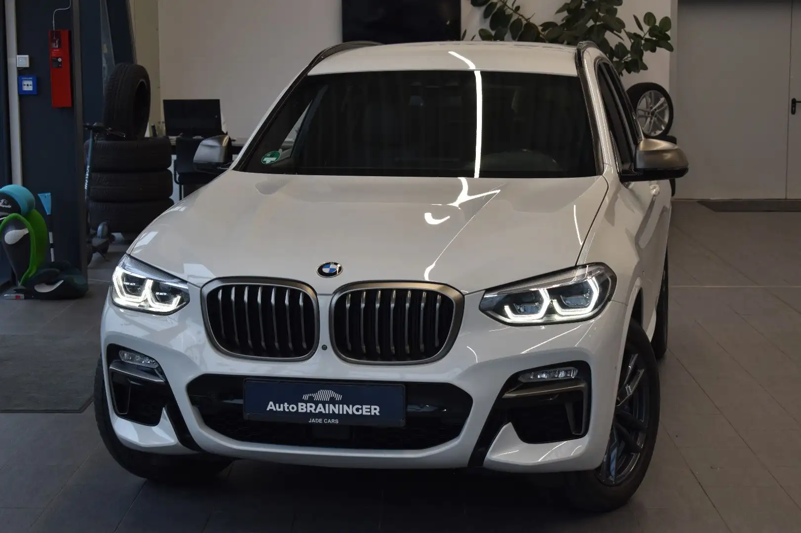 BMW X3 M d xDrive SAG LED~LiveC~HeadUp~AHK~360°Kam. Blanc - 1