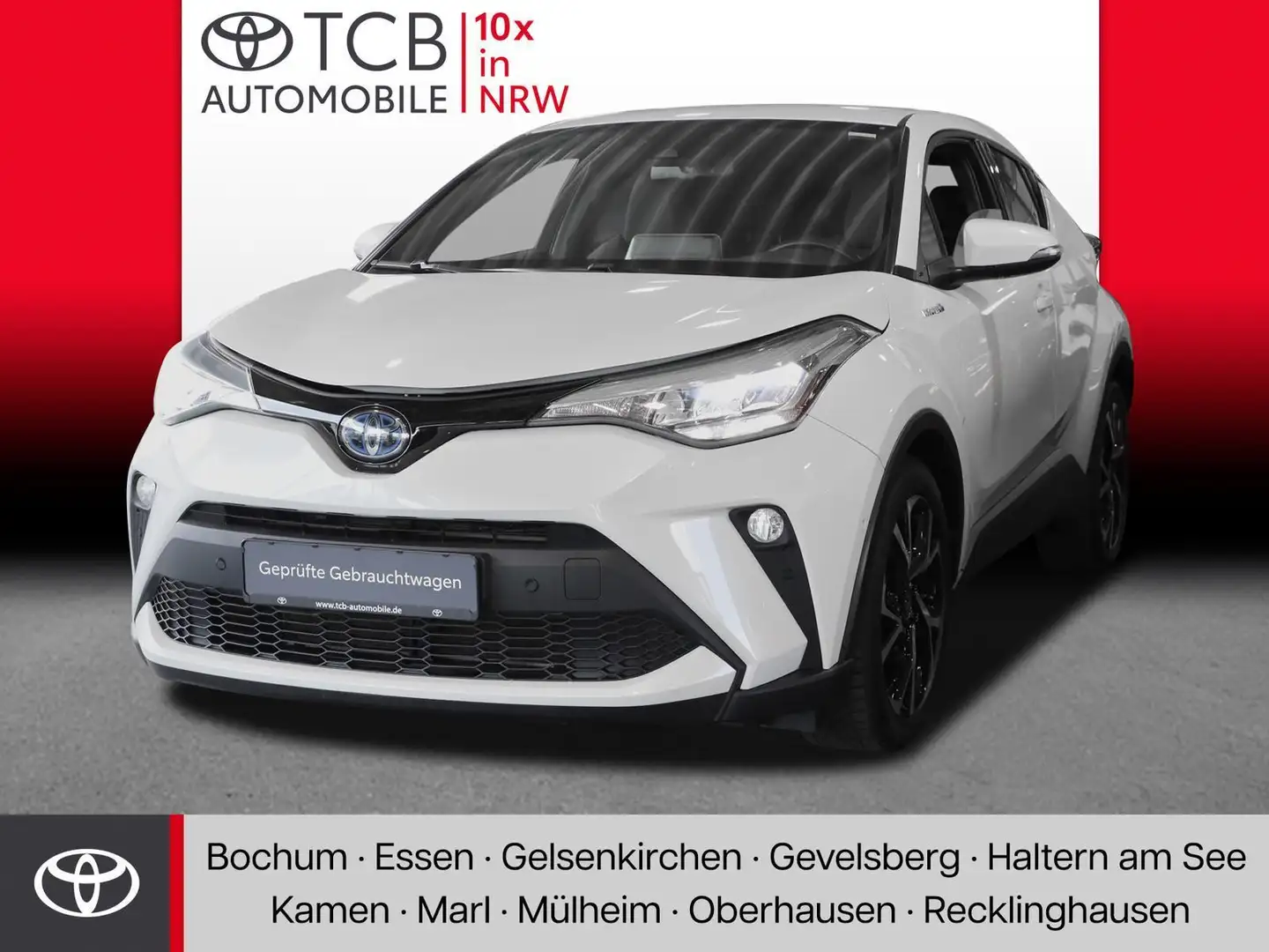 Toyota C-HR 2.0 HYBRID TEAM D LED/PDCv+h/BSM/SHZ/KAMERA Wit - 1