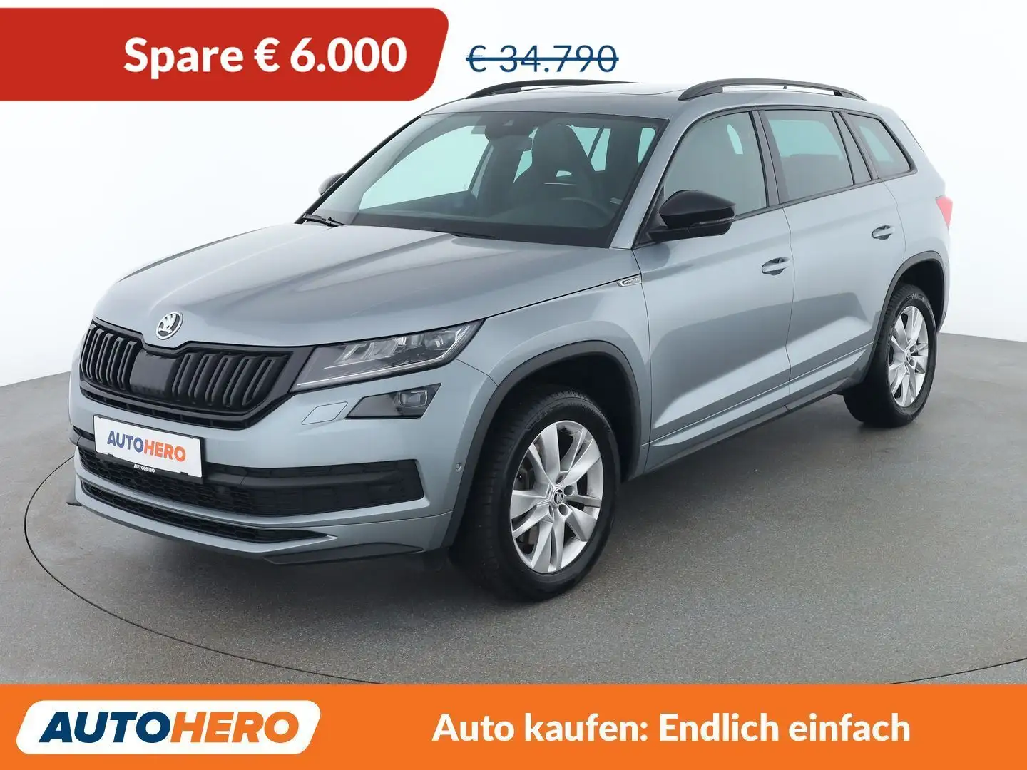 Skoda Kodiaq 2.0 TDI Sportline 4x4 Grau - 1