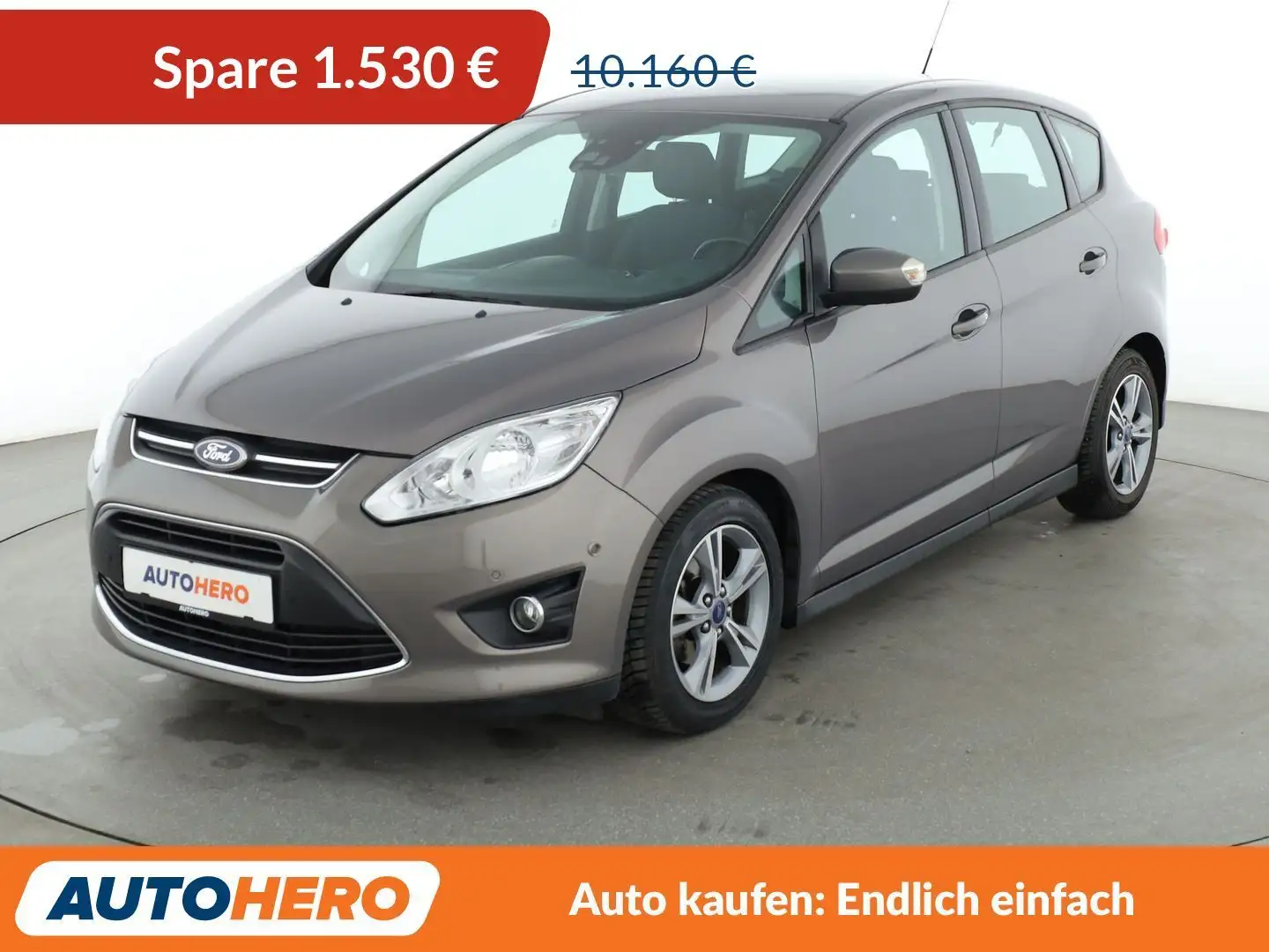 Ford C-Max 1.0 EcoBoost SYNC Edition *PDC*SHZ*ALU*KLIMA* Brun - 1